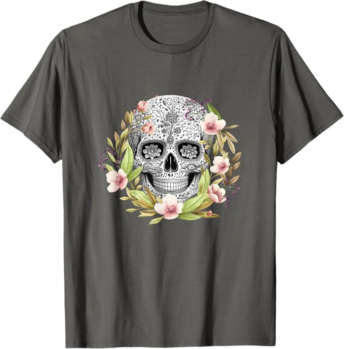 Calaveras Día de los Muertos Men T-Shirt para Hombres y Mujeres - Diseño Mexicano