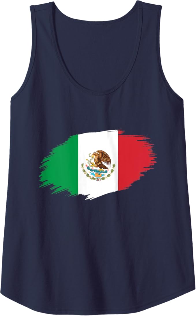Mexico Flag Camiseta Women Tank Top - Bandera Mexicana Design