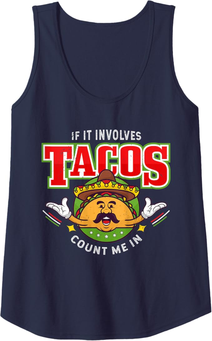 Funny Chicano Taco Women Tank Top