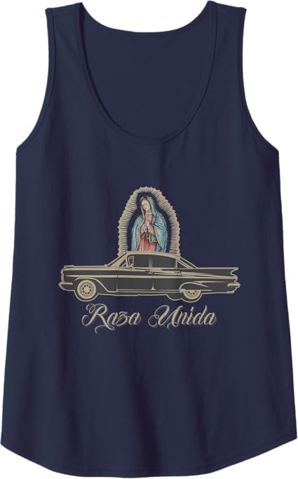 Raza Unida Chicano Lowrider Mexican Hombre Tank Top – Vintage Style T-Shirt for Women