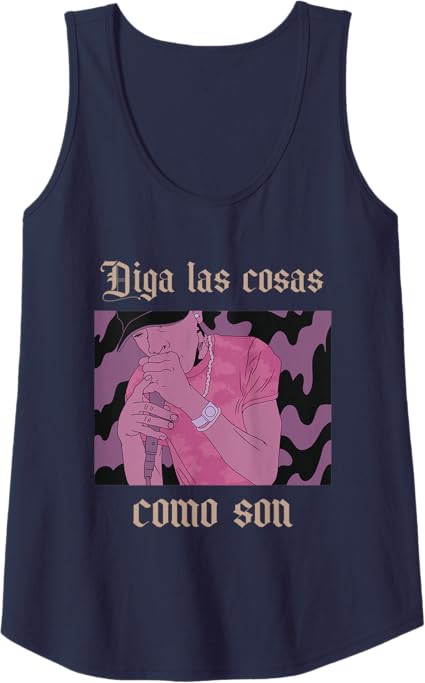 Women Tank Top Hombre Latino Chicano Hip Hop 'Diga Las Cosas Como Son
