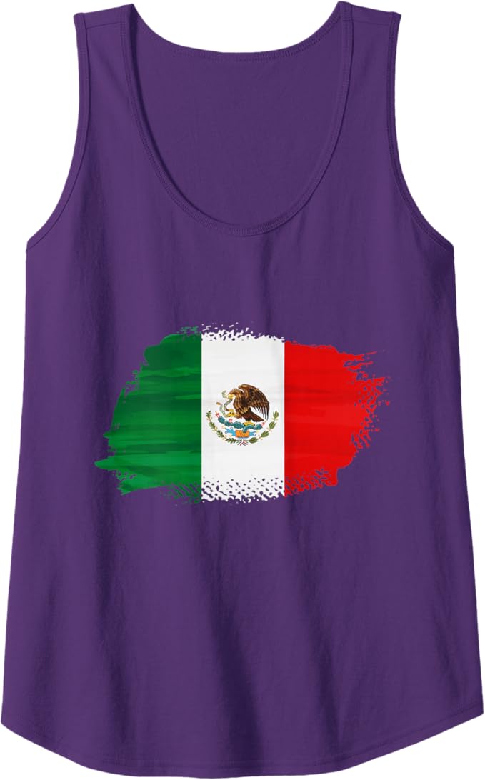 Mexico Bandera Women Tank Top - Mexican Flag Design