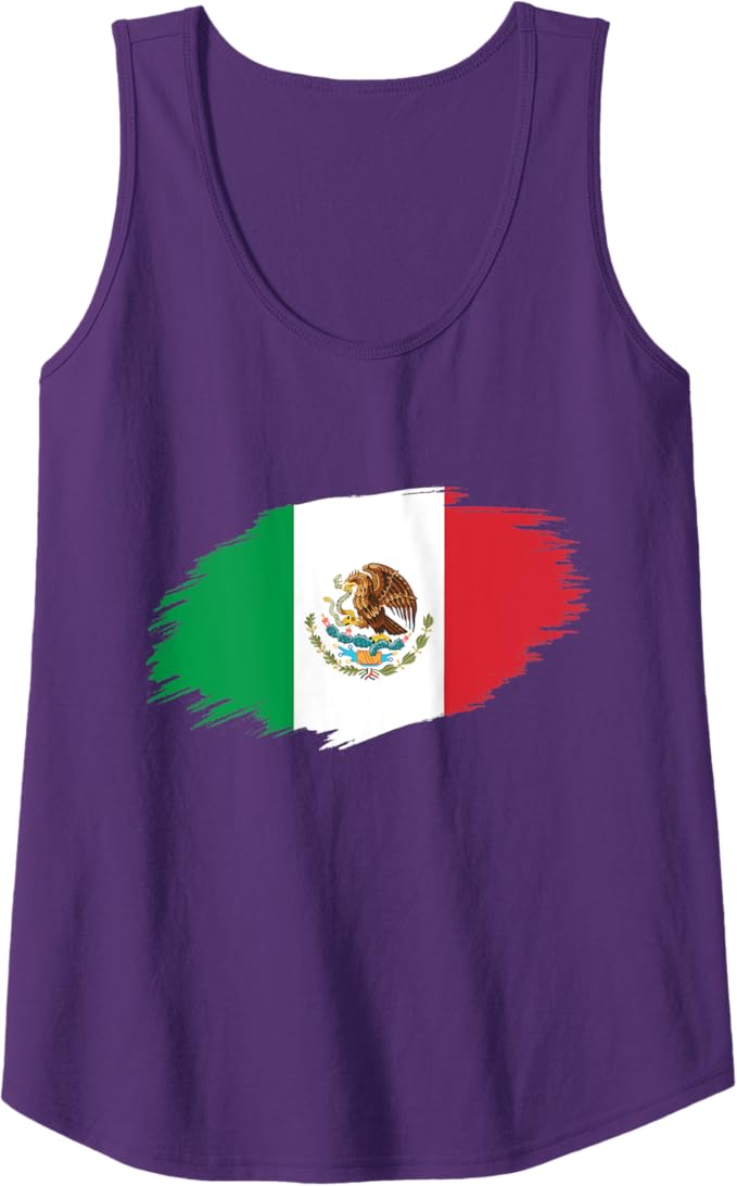 Mexico Flag Camiseta Women Tank Top - Bandera Mexicana Design