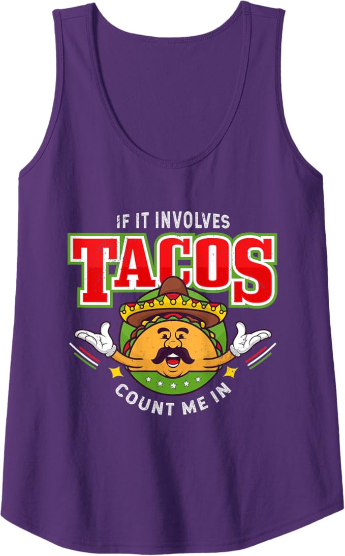 Funny Chicano Taco Women Tank Top