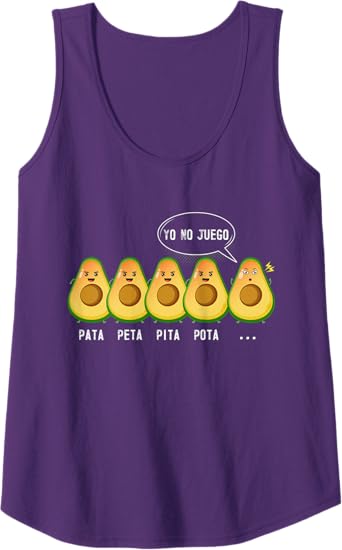 Funny Mexican Latino Quote Women Tank Top - Pata Peta Pita Pota Yo No Juego