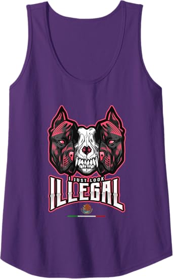 Chicano Women Tank Top with Creepy Mexican Dog Skull Design – Bold & Unique