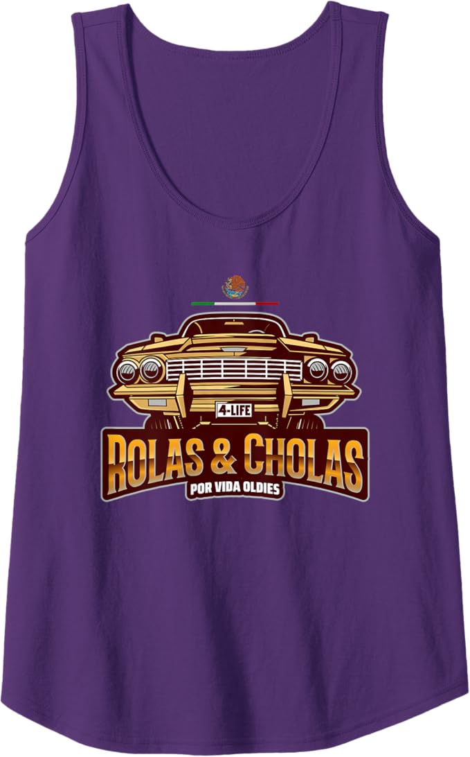 Oldies Por Vida Lowrider Hombre Women Tank Top