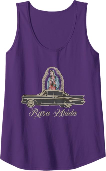 Raza Unida Chicano Lowrider Mexican Hombre Tank Top – Vintage Style T-Shirt for Women