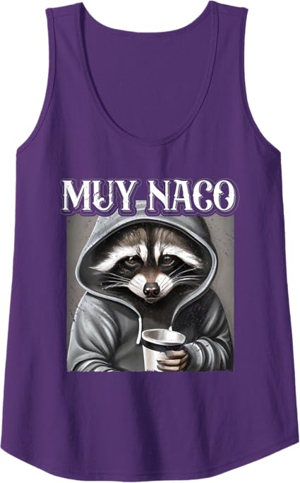 Vintage Mexican Slang 'Muy Naco' Chicano Latino Quote Women Tank Top