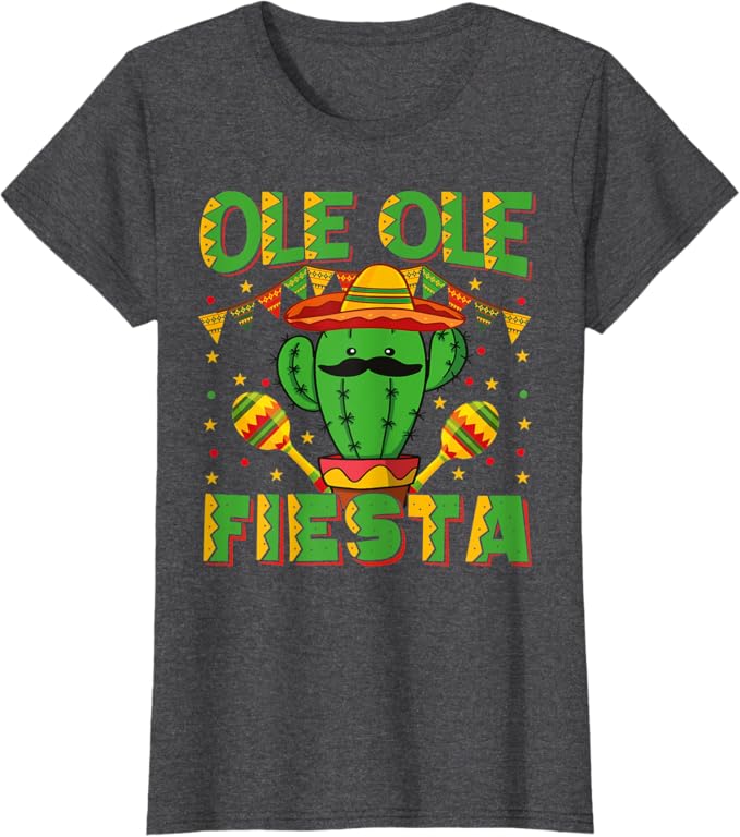 Cinco de Mayo Mexican Fiesta Women T-Shirt - Ole Ole Party Shirt