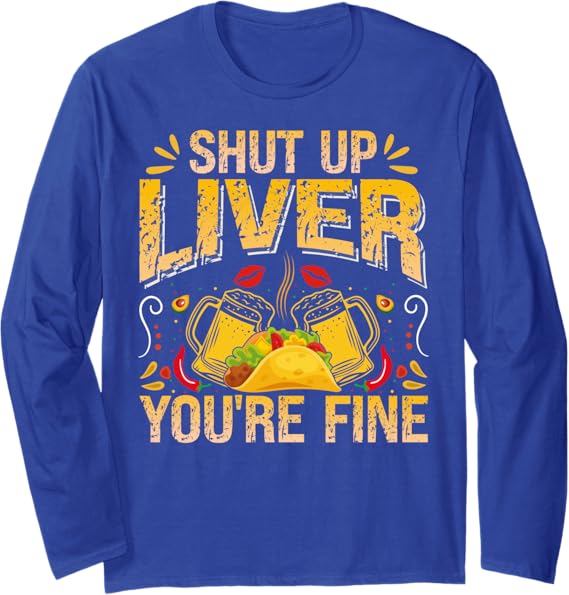 Cinco de Mayo Mexican Party Long Sleeve T-Shirt for Men & Women