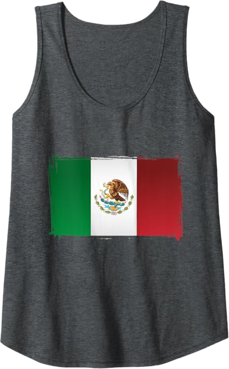 Mexico Flag Women Tank Top - Bandera de México Apparel