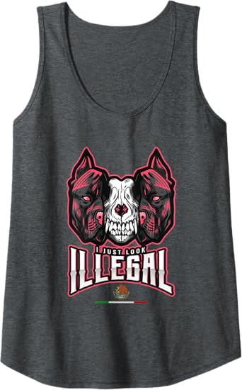 Chicano Women Tank Top with Creepy Mexican Dog Skull Design – Bold & Unique