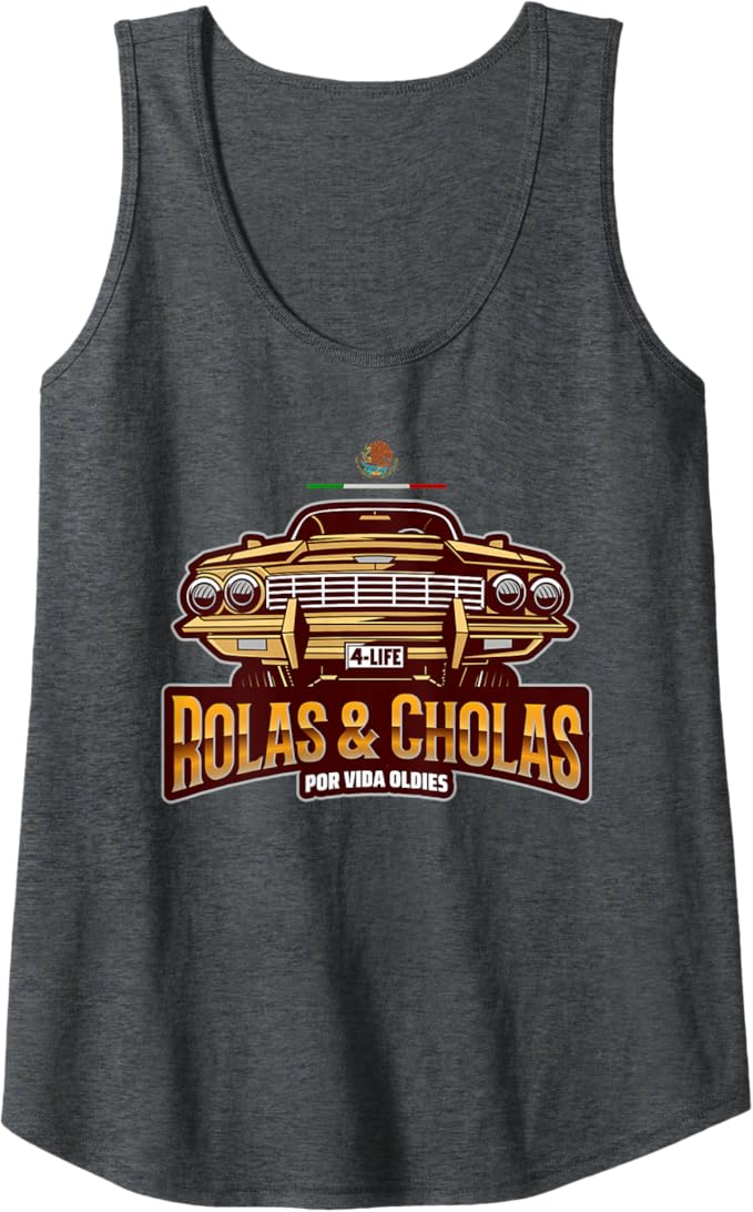 Oldies Por Vida Lowrider Hombre Women Tank Top