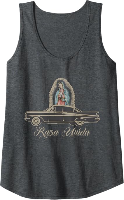 Raza Unida Chicano Lowrider Mexican Hombre Tank Top – Vintage Style T-Shirt for Women