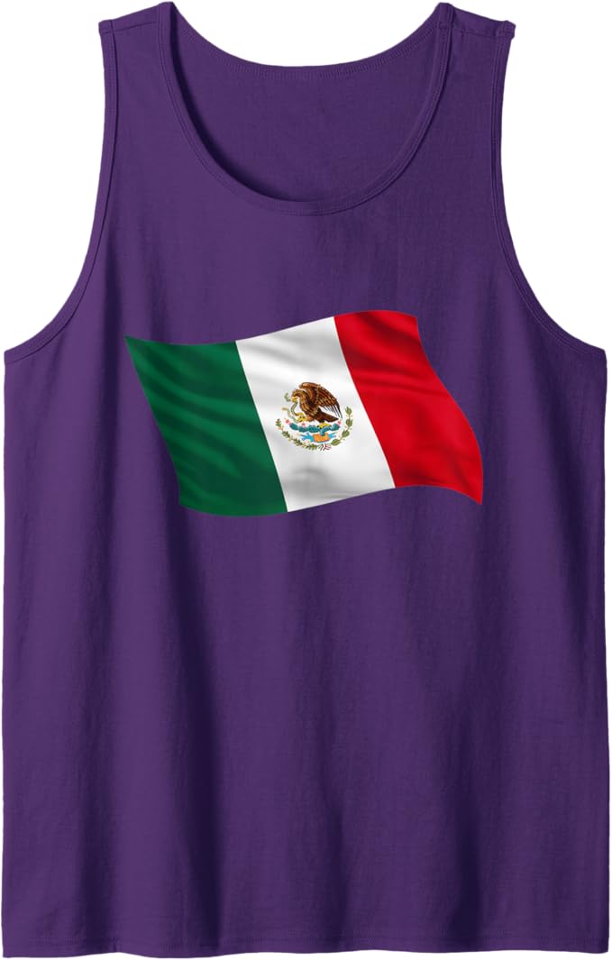 Mexico Flag Men Tank Top – Bandera Mexicana Camiseta