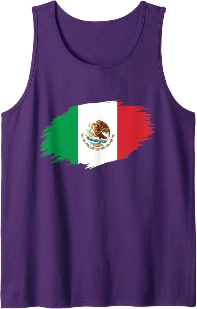 Mexico Flag Camiseta  Tank Top - Bandera Mexicana