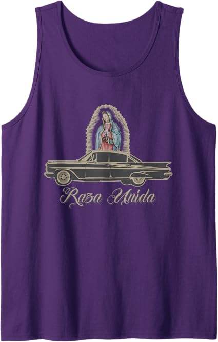 Raza Unida Chicano Lowrider Mexican Hombre Tank Top – Vintage Style T-Shirt for Men