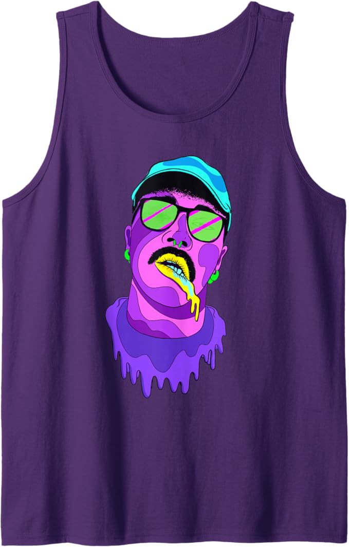 80s Chicano Retro Aesthetic Men Tank Top
