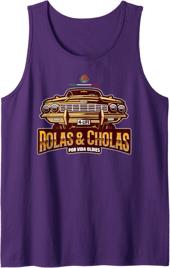 Oldies Por Vida Lowrider Hombre Men Tank Top