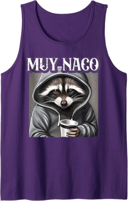 Vintage Mexican Slang 'Muy Naco' Chicano Latino Quote Men Tank Top