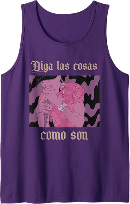 Men Tank Top Hombre Latino Chicano Hip Hop 'Diga Las Cosas Como Son