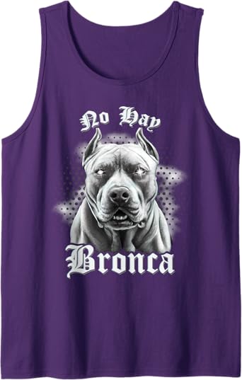 No Hay Bronca Men Tank Top - Mexican Slang Chicano Retro Dog Design