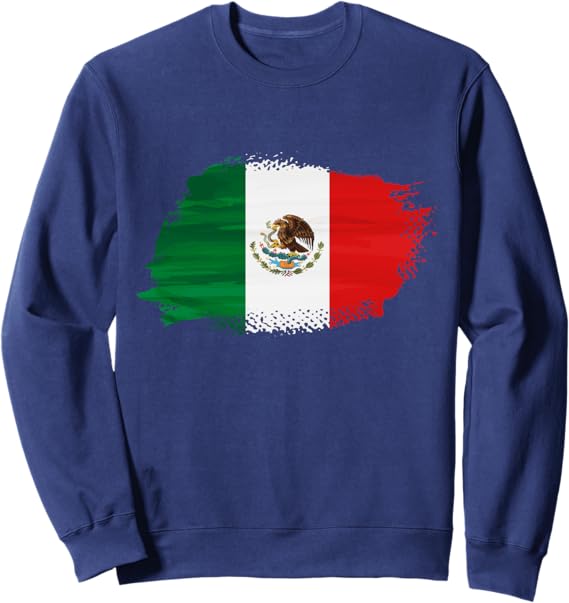 Mexico Flag Sweatshirt - Mexican Bandera Hoodie for Men & Women