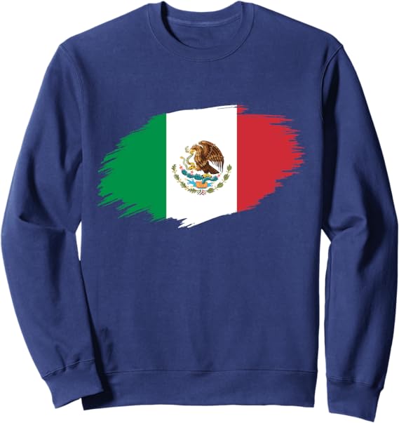 Mexico Flag Sweatshirt - Camiseta Bandera Mexicana Hoodie