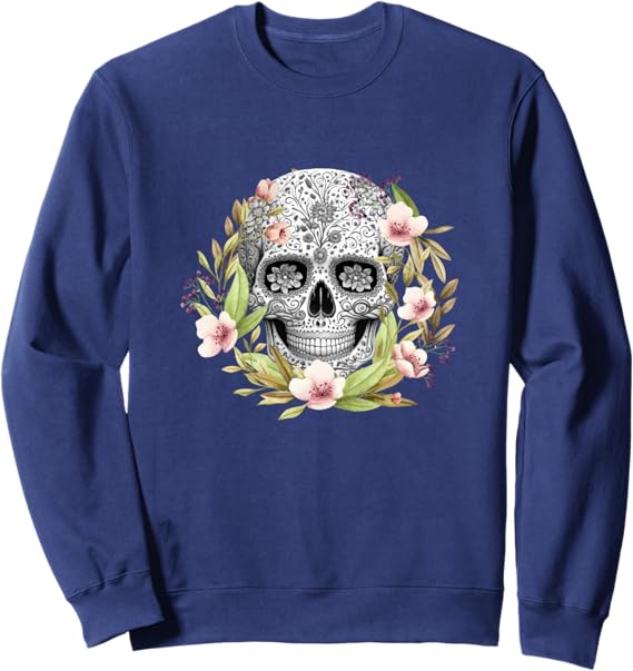 Calaveras Mexican Día de los Muertos Sweatshirt for Men and Women