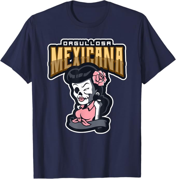 Orgullosa Mexicana Vintage Rockabilly Lowrider Men T-Shirt – Mexican Style Apparel