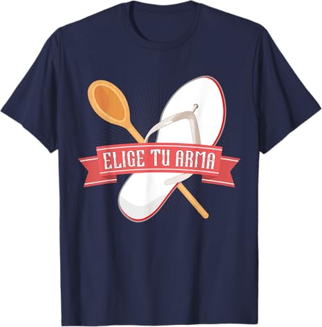 Funny Latina Chancla T-Shirt for Men – Elige Tu Arma Mexican-Inspired Design