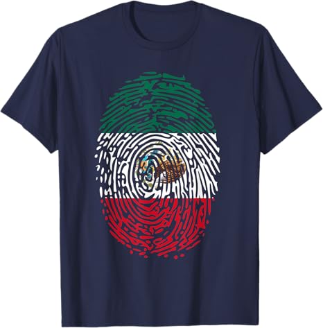 Vintage Mexico DNA Flag Men T-Shirt - Mexican Pride Shirt