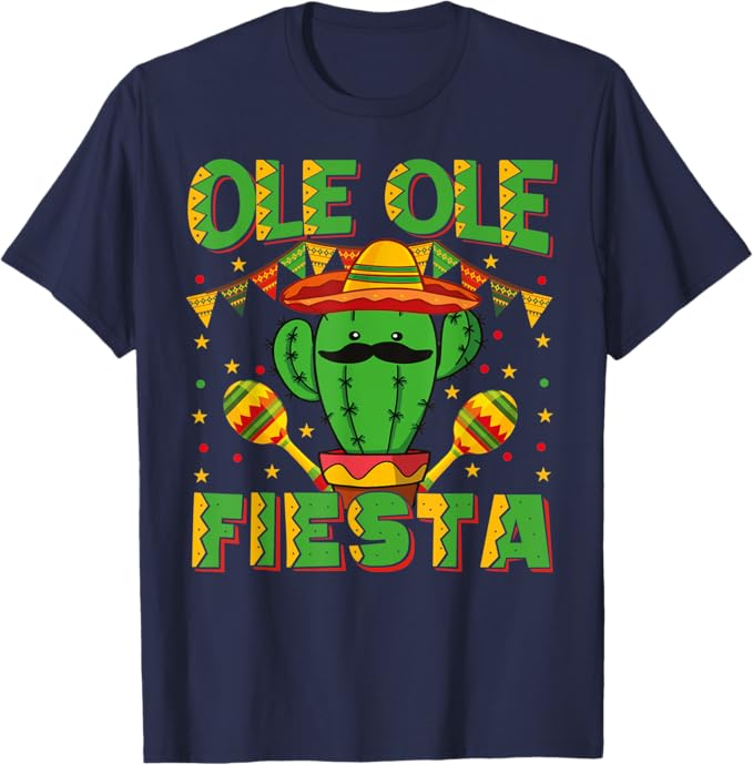 Cinco de Mayo Mexican Fiesta Men T-Shirt - Ole Ole Party Shirt