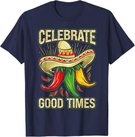 Cinco de Mayo Mexican Party T-Shirt for Men & Women