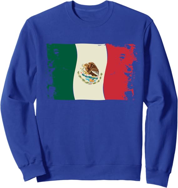 Vintage Mexico Flag T-Shirt & Sweatshirt | Bandera Mexicana Apparel