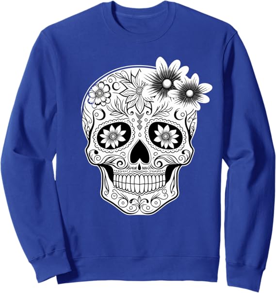 Dia De Los Muertos Mexican Skull Calaveras Sweatshirt – Festival of the Dead Apparel