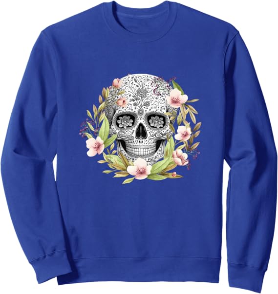 Calaveras Mexican Día de los Muertos Sweatshirt for Men and Women