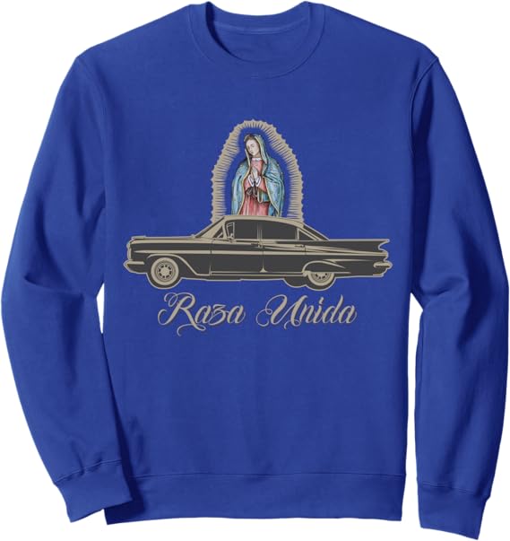 Raza Unida Chicano Lowrider Mexican Hombre Sweatshirt - Stylish Urban Apparel
