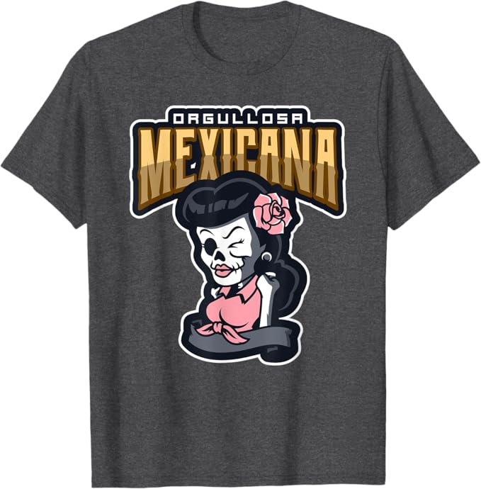 Orgullosa Mexicana Vintage Rockabilly Lowrider Men T-Shirt – Mexican Style Apparel