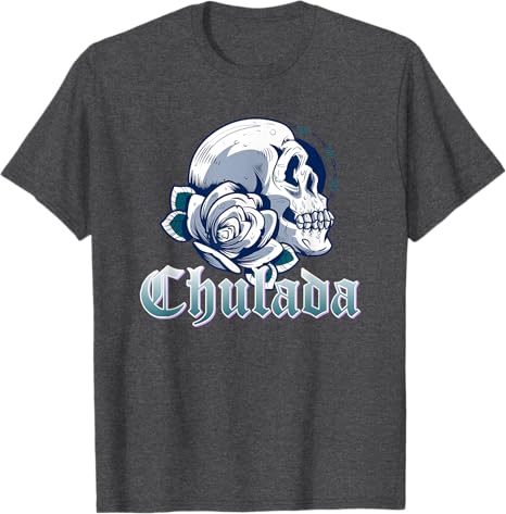 Chulada Skull Vintage Mexicana Men's T-Shirt - Unique Mexican Style Tee for Men