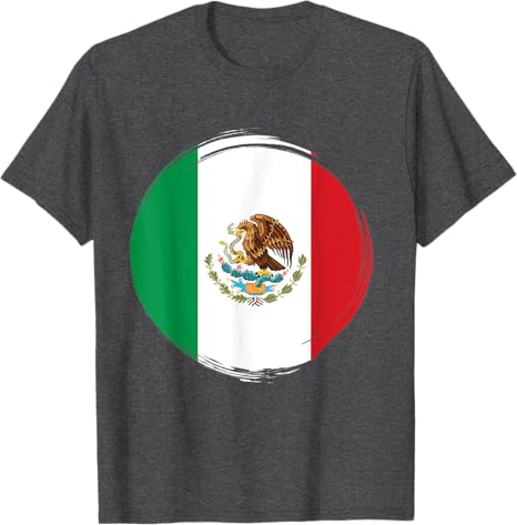 Mexico National Flag Men T-Shirt | Camiseta Con Bandera de México