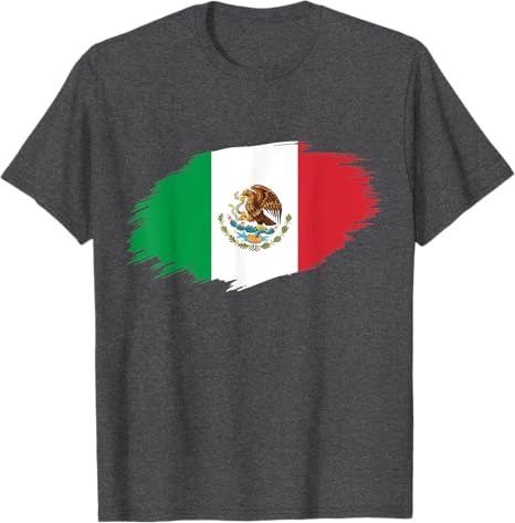Mexico Flag Men T-Shirt | Camiseta Bandera Mexicana for Patriotic Style