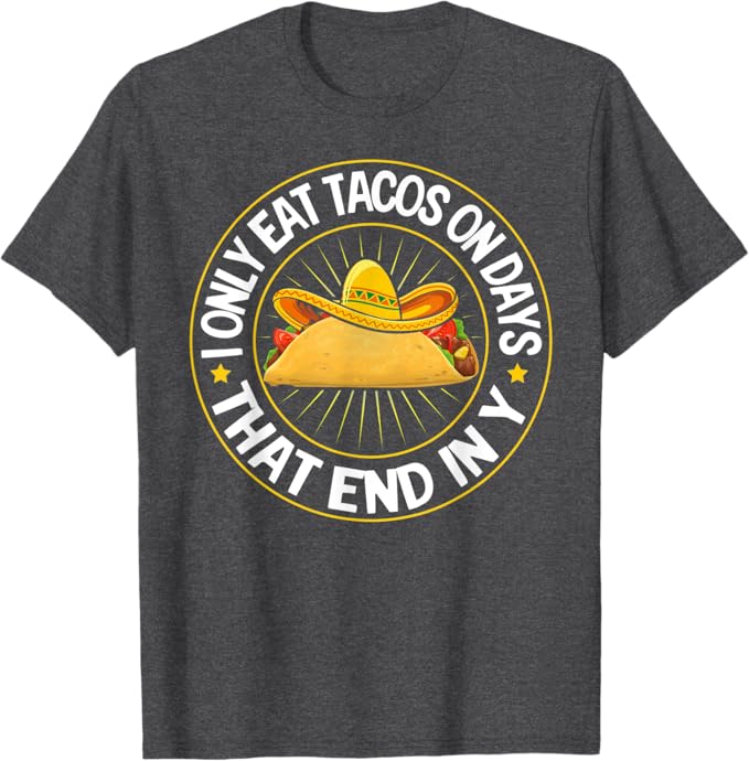 Cinco de Mayo Mexican Party Tacos Men T-Shirt - Perfect for Celebrations