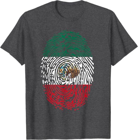 Vintage Mexico DNA Flag Men T-Shirt - Mexican Pride Shirt
