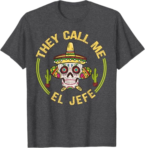 Cinco de Mayo Mexican Party Men T-Shirt with Sombrero Skull Design
