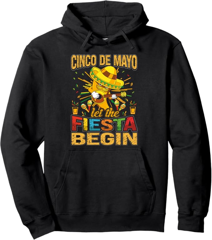 Mexican Cinco De Mayo Party Pullover Hoodie - Celebrate in Style