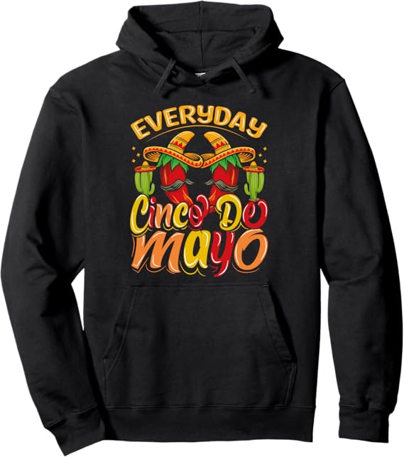 Cinco de Mayo Mexican Party Pullover Hoodie - Everyday Comfort & Style
