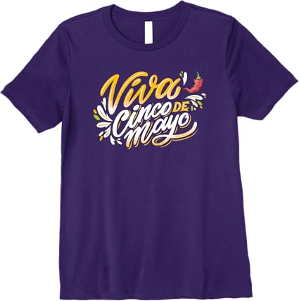 Viva Cinco De Mayo Premium Women T-Shirt – Mexican Cinco De Mayo Party Shirt