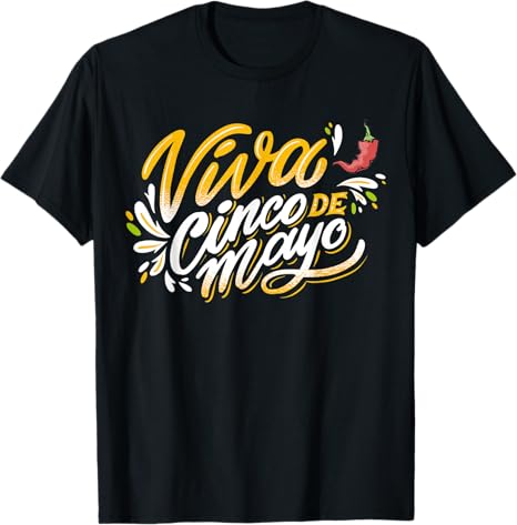 Viva Cinco De Mayo Men T-Shirt | Mexican Cinco De Mayo Party Shirt
